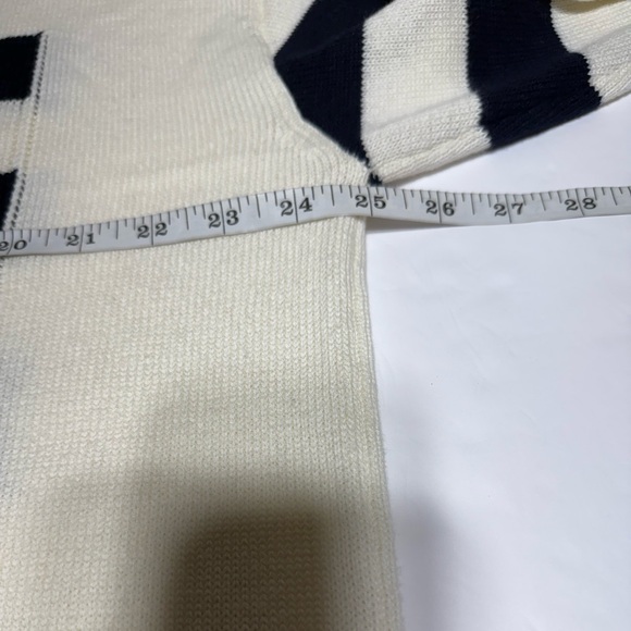 T by Talbots Coolmax stripped Shawl collar sweater Size XL - Picture 8 of 12